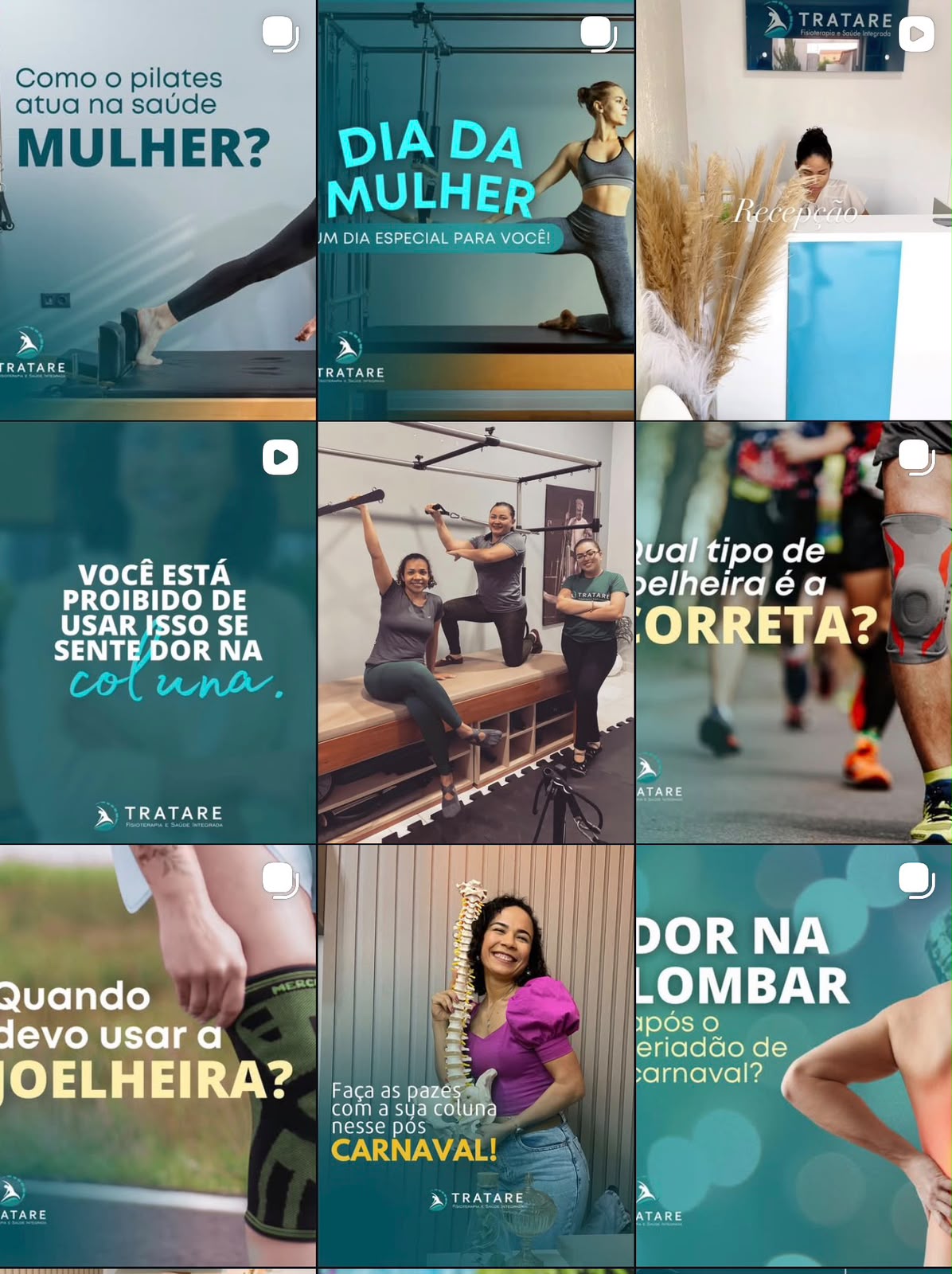 Clínica de Fisioterapia e Pilates - @tratarefisioterapia — Antes